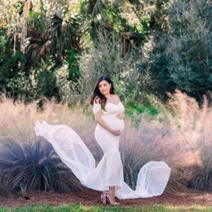 White Maternity Dress